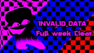 INVALIDDATA Week Clear  FNF JS Engine Mobile Port [upl. by Sanjiv]