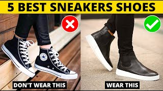 Top 5 Sneakers Shoes For Men  Sneakers Trends For Men amp Boys  Mens Fashion  हिंदी में [upl. by Eceirahs]