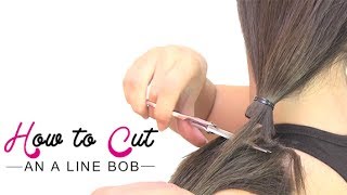 How to cut an a line bob [upl. by Budworth602]