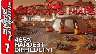 Surviving Mars Gameplay Ep 7 ►Tunnel Building◀ 485 HARDEST DIFFICULTY PLAYTHROUGH [upl. by Thapa]