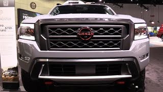 2024 Nissan Frontier PRO4X 38L V638720  Interior and Exterior Walkaround  2023 LA Auto Show [upl. by Gnirol]