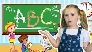 Vídeo EDUCATIVO para Crianças  ABC  Letras do Alfabeto em Inglês  Música para Crianças [upl. by Eirol]