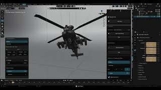 Make realistic Helicopter Hover in 2 mins Using Blender  Air Flight Addon [upl. by Mccormac493]