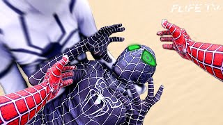 How To SPIDERMAN Bros Saved Venoms Eye [upl. by Yendahc]