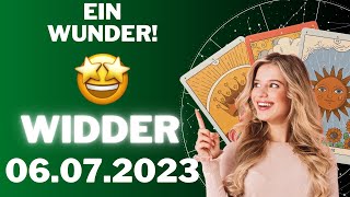 😇 Ein Wunder geschieht 🙏 Widder  Horoskop  06Juli 2023 [upl. by Disario25]