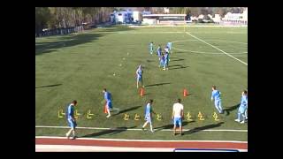 Blazing FootballSoccer Speed Hop skip amp a sprint [upl. by Ahsikal]