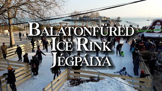 Balatonfüredi jégpálya  Ice skating rink Balatonfüred 2024 [upl. by Nuahsad264]