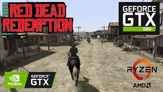 Red Dead Redemption  GTX 1660  Ryzen 5 5500  1080p amp 1440p [upl. by Merridie]