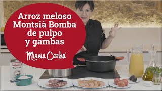 Arroz meloso de pulpo y gambas  Las recetas de Mireia Carbó [upl. by Amoritta668]