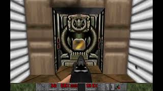 Brutal Doom  KneeDeep in the Dead  Ultra Violence  Hangar E1M1  100 completion [upl. by Timofei757]