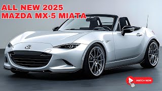 All New 2025 Mazda MX5 Miata Revealed  Best TwoDoor Roadster Sports Car [upl. by Yvonner]