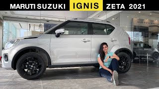 2021 Maruti Suzuki Ignis Zeta Review  Price  6 LAKH [upl. by Smail]