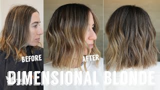 Hair Transformations with Lauryn Dimensional Blonde and Altering the Natural Base color Ep 197 [upl. by Vallo]