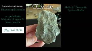 Discussing Minerals Olivine [upl. by Markson420]