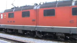 SBB Re 66 quot11601 Wolhusenquot Prototype in Buchs [upl. by Athalia430]