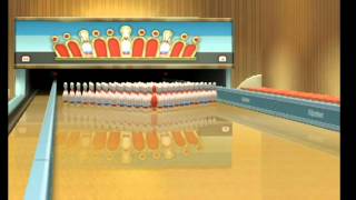 Wii Sports Resort 100 pin Bowling PERFECT score using 12 secret strikes [upl. by Ardena827]