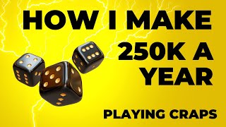 How I make 250K a Year Playing Craps By Gamble with Jimmy [upl. by Magnolia]