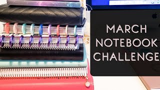 March Notebook Challenge 2021 [upl. by Oinotnaocram]