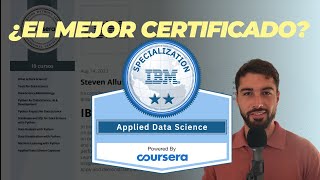 ¿El mejor certificado  Certificado IBM Data Science [upl. by Rebane108]