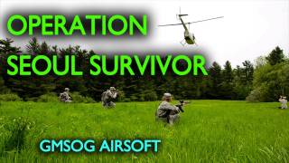 GMSOG Airsoft Helicopter Minigun Strafer 1080p HDDSLR Airsoft Action OP Seoul Survivor [upl. by Leroi]