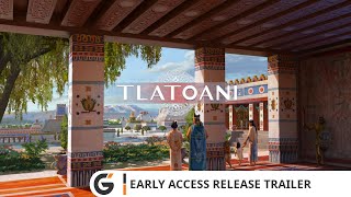 Tlatoani Aztec Cities  Early Access Release trailer [upl. by Yekim]