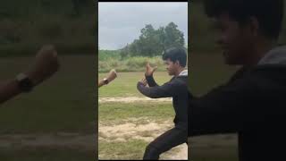 Fight scene muay thai vs silat muaythai silat fighting [upl. by Eilitan]