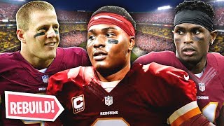 DWAYNE HASKINS WASHINGTON REDSKINS REBUILD Madden NFL [upl. by Edrea982]