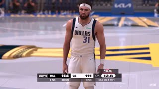 NBA 2K25 In Season Tournament Mode  WARRIORS vs MAVERICKS FULL GAME HIGHLIGHTS [upl. by Nerot]