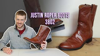 Justin Roper Boots Model 3802 Quick Impression [upl. by Salena360]