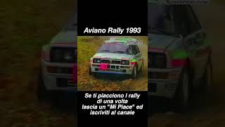 Aviano Rally 1993 Short 7 classicrally rallycar automobile [upl. by Accisej]