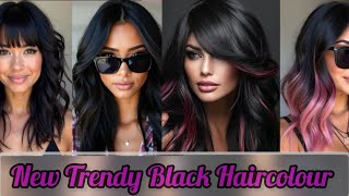 2024 Hair Color Trends for fall  HairStyles  haircut Black hair colour Trends hair stylesforal [upl. by Letsou]