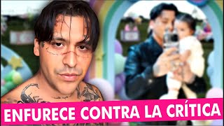 Christian Nodal EXPLOTA CONTRA las críticas por no compartir fotos del cumpleaños de su hija Inti [upl. by Puklich]