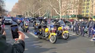 Police Officer Wilbert Mora Funeral Procession 02022022 [upl. by Cutlip578]