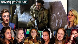 TOP quotUpham Fails Mellishquot Reactions Saving Private Ryan Movie Reaction First Time Watching [upl. by Akanke778]