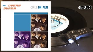 Duran Duran  Girls On Film 1981 EMI  EMI 5206 Vinyl 7quot 45 RPM Single [upl. by Ahsinar]