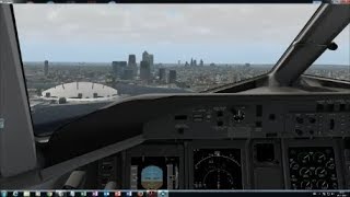 XPlane 11 FlyJSim Dash8Q400 London City to Southampton [upl. by Wolff]