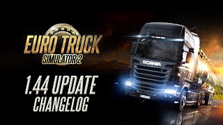 Euro Truck Simulator 2 144 Update Changelog Video [upl. by Adnohral454]