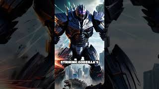 Witness the ultimate showdown as Megatron battles Godzilla in an epic clash of titans Who will [upl. by Ehrsam]