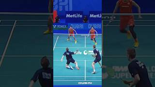 HEART STOPPING RALLY ConradKolding vs KamuraSonoda 🔥👌🏻 badminton badmintonhighlights shorts [upl. by Semela]