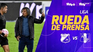 Rueda de prensa de Millonarios tras su partido con Alianza Petrolera [upl. by Hofstetter]