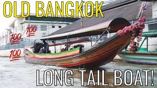 Longtail Boat Tours through OLD BANGKOK [upl. by Alyworth186]