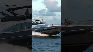 Express entry of Schaefer 660 yacht to Haulover inlet [upl. by Tacye]