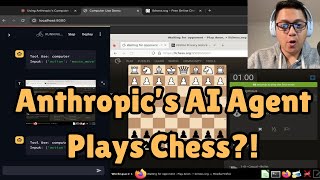 Can Anthropics AI Agent Play Online Chess [upl. by Eimme]