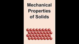 Strength of Materials  Strength of Materials  Mechanical Properties of Solids May 2022 [upl. by Lupee921]