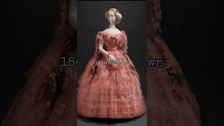 1860s ball gown 💝 Victorian aesthetic  19th century history shorts fashion dress [upl. by Jack]