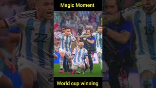 Messi world Cup winning reaction [upl. by Livy]