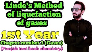 Lindes Method for liquifaction of gases  Linds method  11th class chemistry  chno3 [upl. by Olympium]