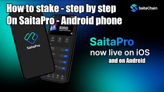 SaitaPro  How to stake on SBCETHBNB Blockchain Example and step by step operation [upl. by Adahsar]