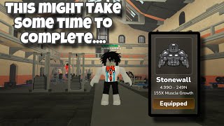 I GOT THE STONEWALL ALTER IN GYM LEAGUE Roblox [upl. by Ynohta49]