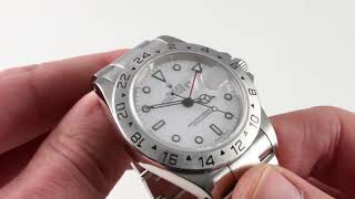 Rolex Explorer II 16570 Luxury Watch Review [upl. by Elly779]